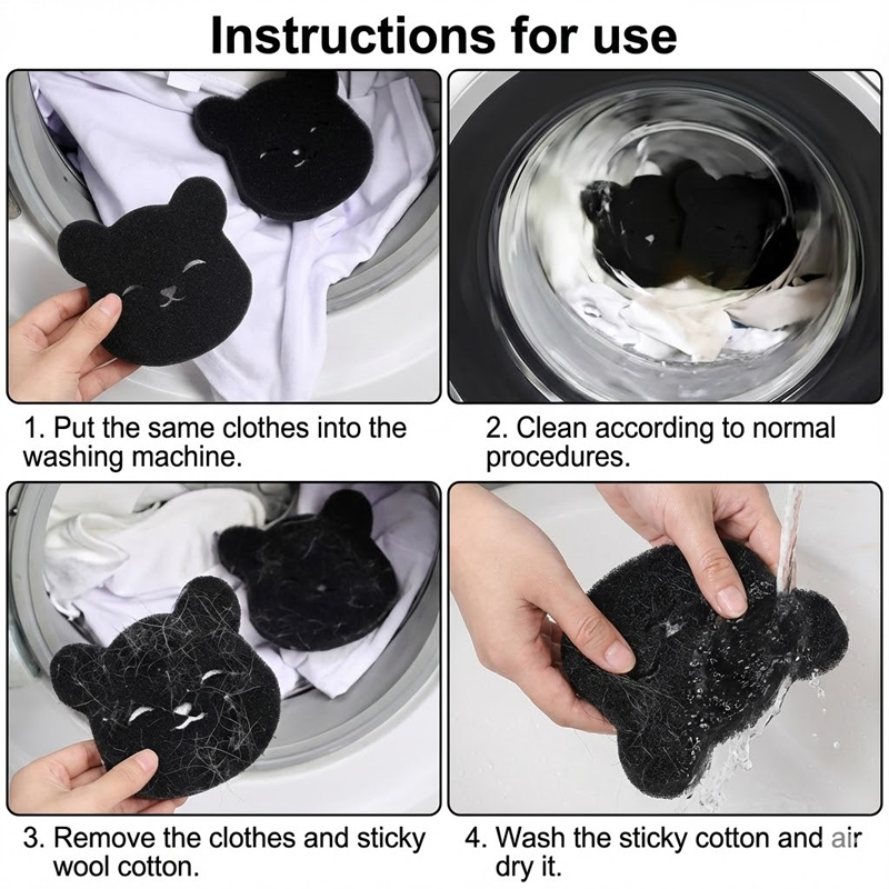 HomeCleanGoods™ CleanPaws Reusable Pet Fur Cleaning Pad