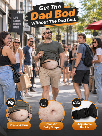 HomeCleanGoods™ DadBod Big Belly Illusion Storage Fanny Pack