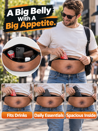 HomeCleanGoods™ DadBod Big Belly Illusion Storage Fanny Pack