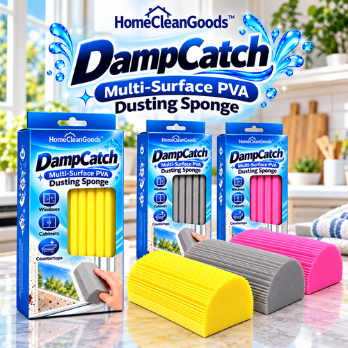 HomeCleanGoods™ DampCatch Multi-Surface PVA Dusting Sponge