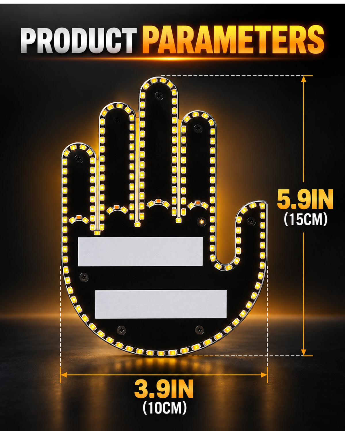 HomeCleanGoods™ DriveMoji Remote Hand Gesture Car LED Light