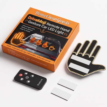 HomeCleanGoods™ DriveMoji Remote Hand Gesture Car LED Light
