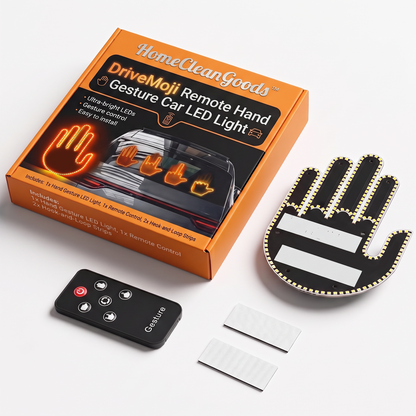 HomeCleanGoods™ DriveMoji Remote Hand Gesture Car LED Light
