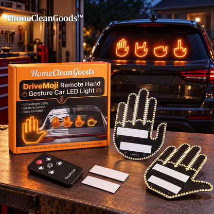 HomeCleanGoods™ DriveMoji Remote Hand Gesture Car LED Light