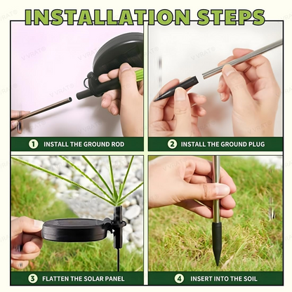 HomeCleanGoods™ FairyGlow Solar Mushroom Pest Repeller