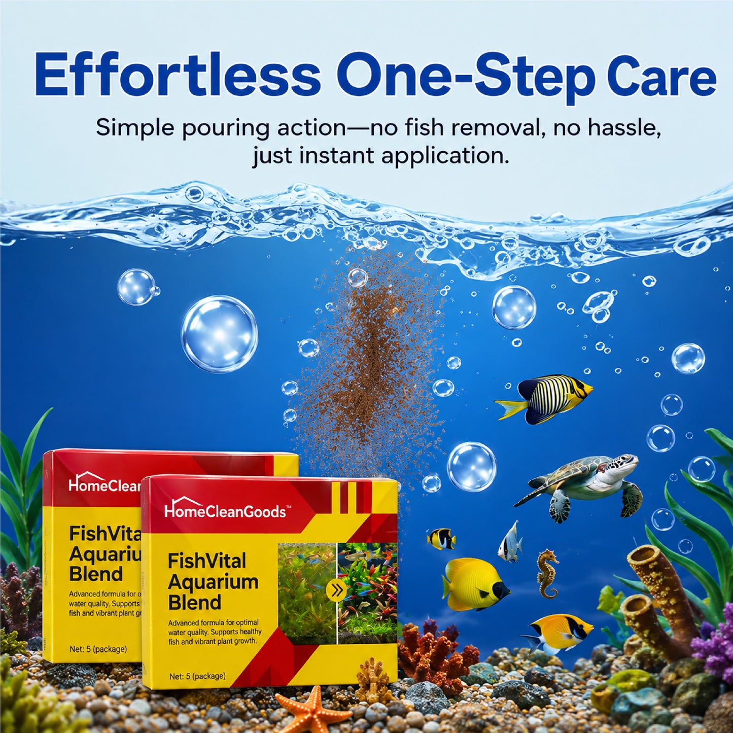 HomeCleanGoods™ FishVital Aquarium Blend