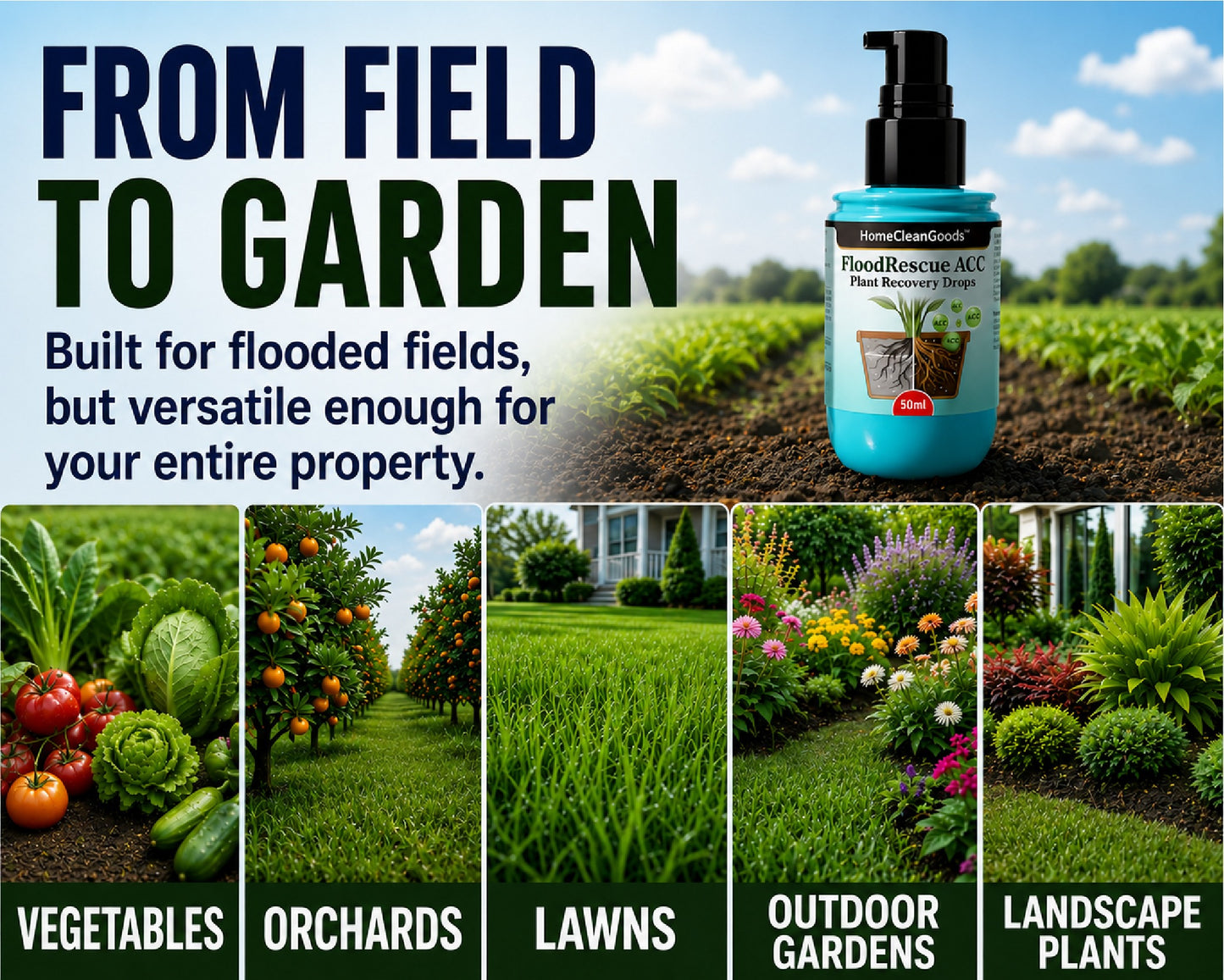 HomeCleanGoods™ FloodRescue ACC Plant Recovery Drops