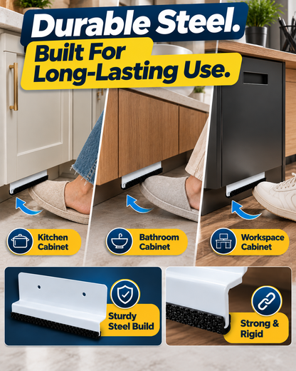 HomeCleanGoods™ FootPull Hands-Free Quick Cabinet Opener