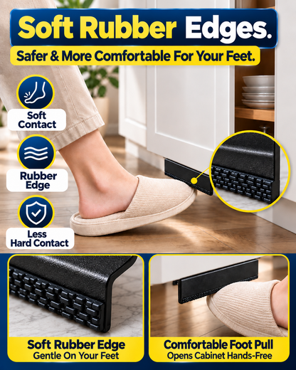 HomeCleanGoods™ FootPull Hands-Free Quick Cabinet Opener