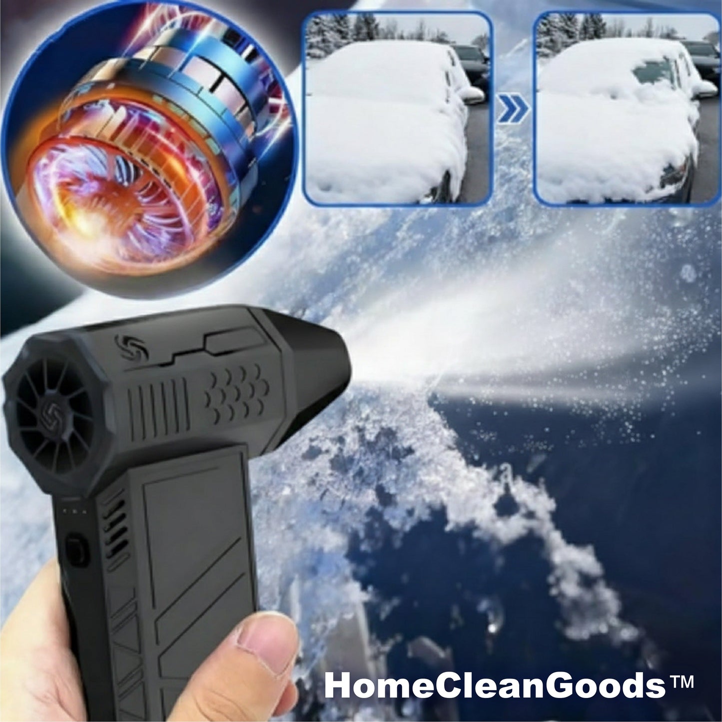 HomeCleanGoods™ FrostBlazer 5000W Thermal Snow Blower