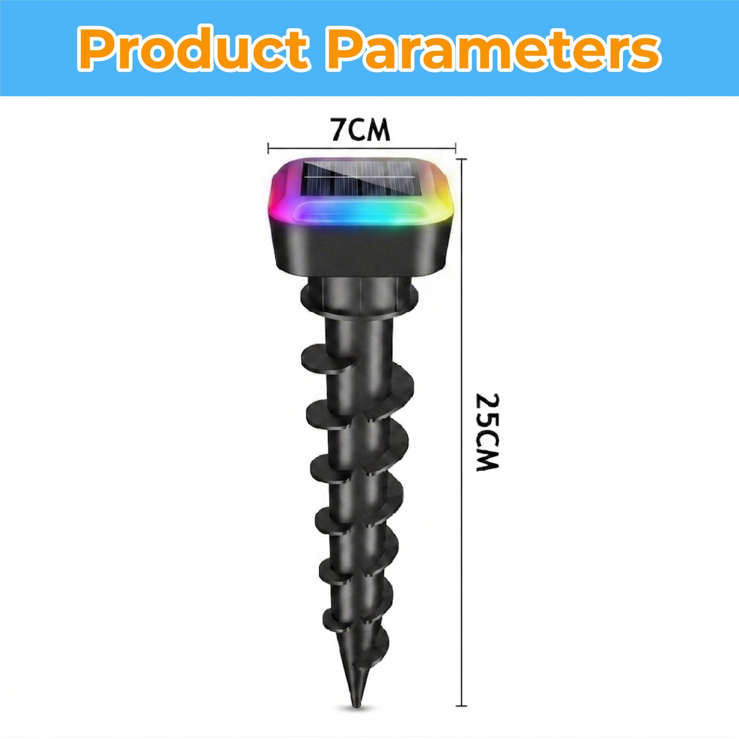 HomeCleanGoods™ GardenShield RGB Ultrasonic Pest Repeller