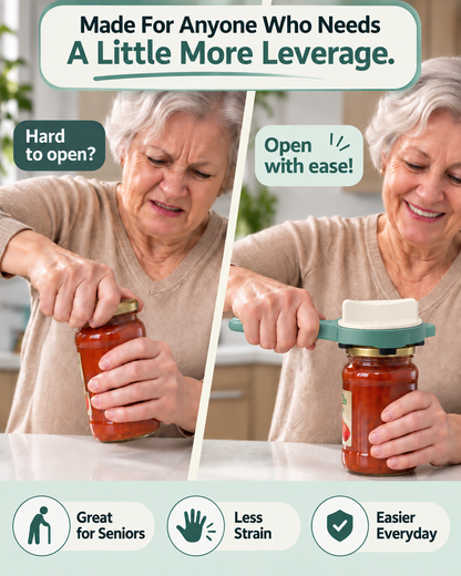 HomeCleanGoods™ GripLever 4-in-1 Adjustable 3-Claw Jar Opener