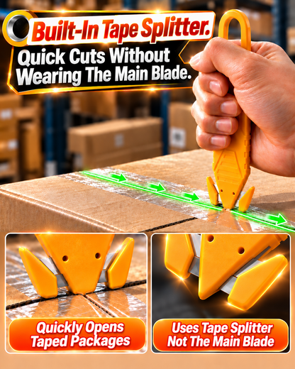 HomeCleanGoods™ GuardCut Concealed-Blade Package Safety Cutter