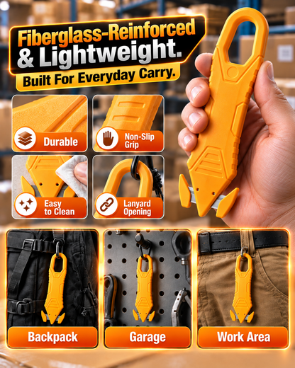 HomeCleanGoods™ GuardCut Concealed-Blade Package Safety Cutter
