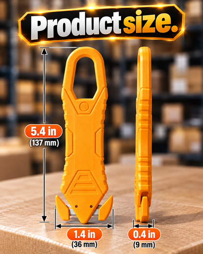 HomeCleanGoods™ GuardCut Concealed-Blade Package Safety Cutter