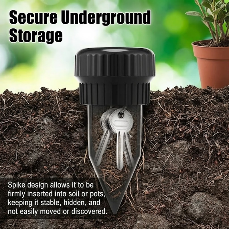 HomeCleanGoods™ KeyHide Ground Storage Spike