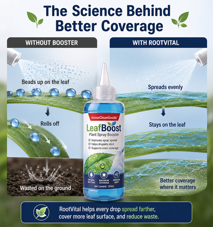HomeCleanGoods™ LeafBoost Plant Spray Booster