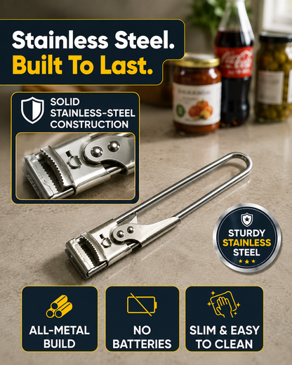HomeCleanGoods™ LidEase Adjustable Grip-Assist Jar & Bottle Opener