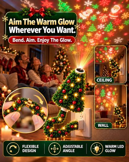 HomeCleanGoods™ MerryGlow 360° Mini Christmas Night Projector