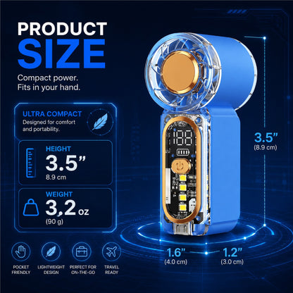 ❄️ 2026 Cooling Technology Breakthrough — LivLifeGoods™ Nano-FrostCore Turbo Mini Fan 2