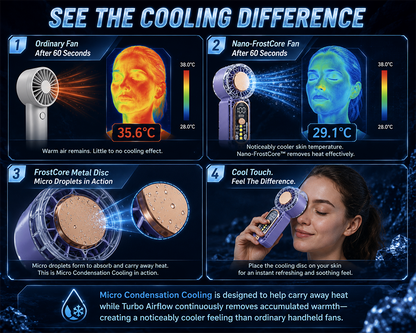 ❄️ 2026 Cooling Technology Breakthrough — LivLifeGoods™ Nano-FrostCore Turbo Mini Fan 2