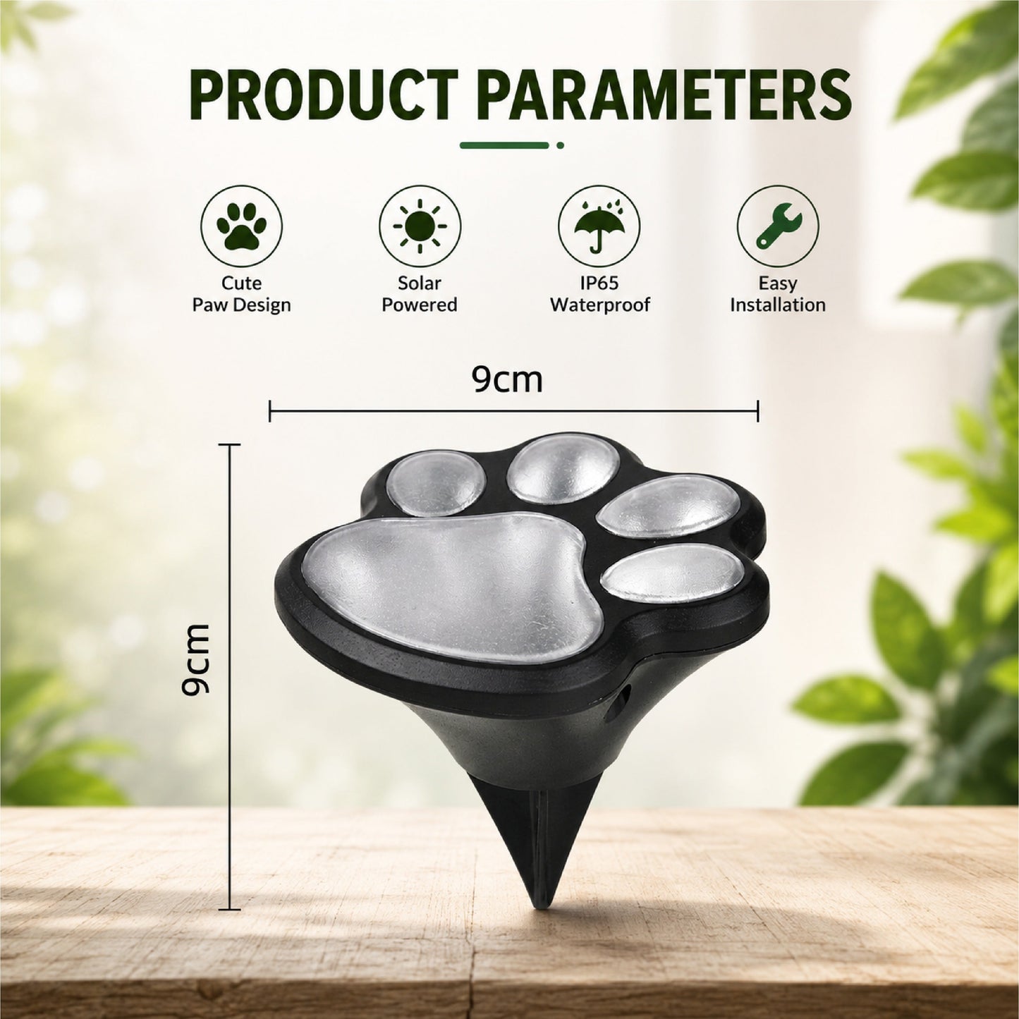 HomeCleanGoods™ PawGuard Solar Lawn Lights Pest Repeller