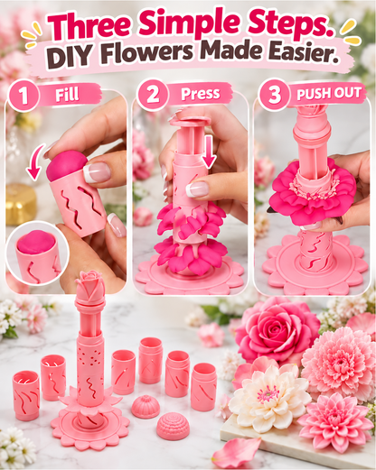 HomeCleanGoods™ PetalPop DIY Flower Press Shaping Kit