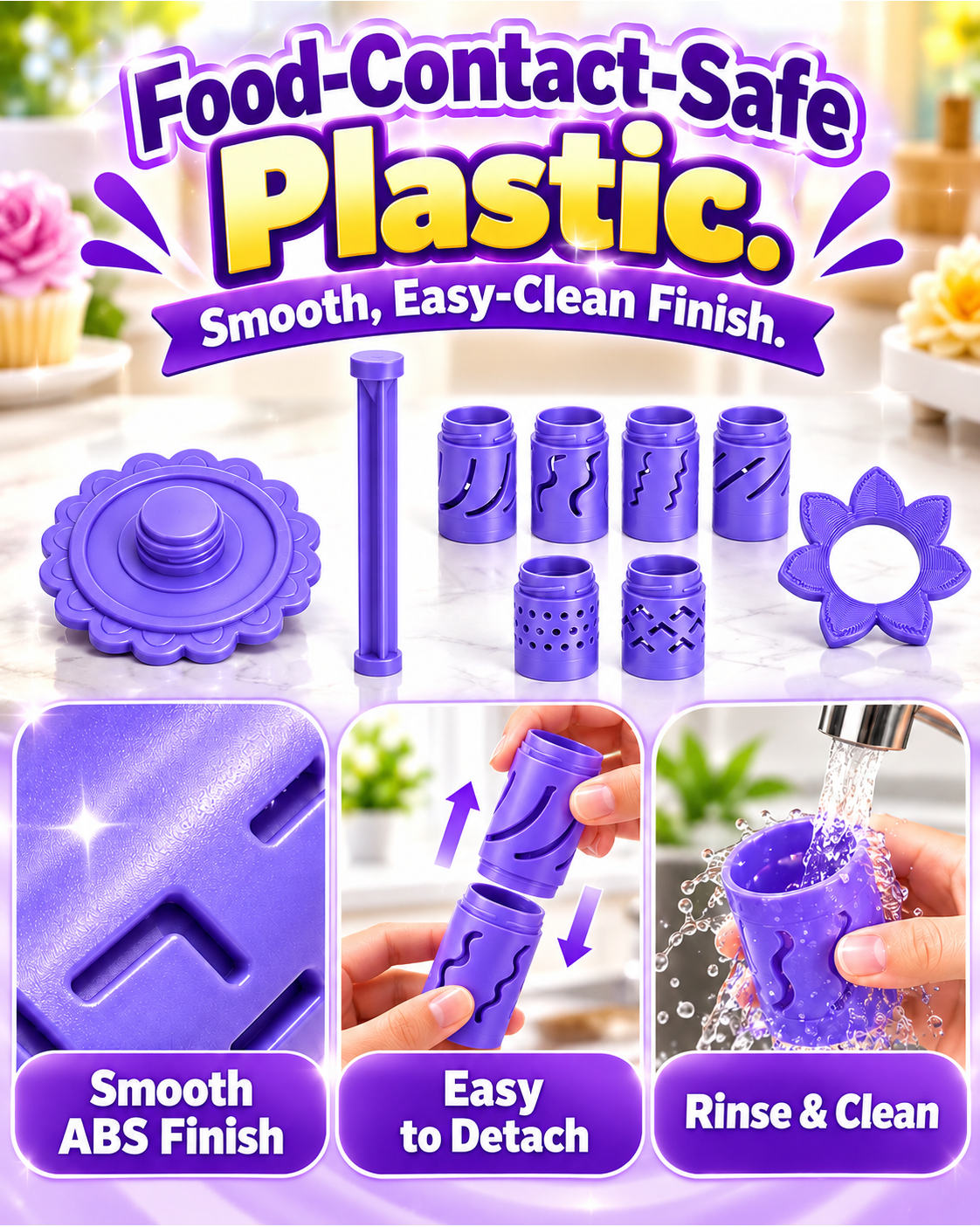 HomeCleanGoods™ PetalPop DIY Flower Press Shaping Kit