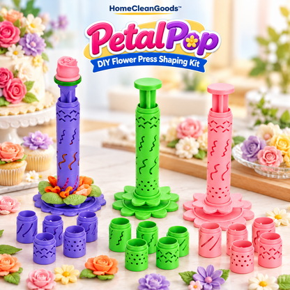 HomeCleanGoods™ PetalPop DIY Flower Press Shaping Kit
