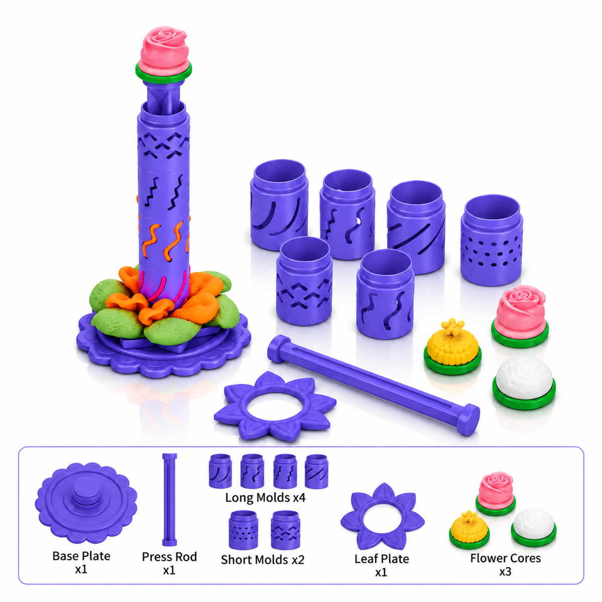 HomeCleanGoods™ PetalPop DIY Flower Press Shaping Kit