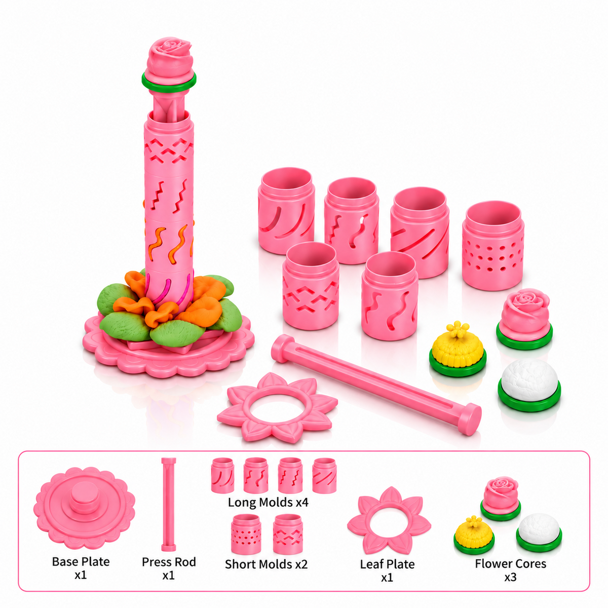 HomeCleanGoods™ PetalPop DIY Flower Press Shaping Kit