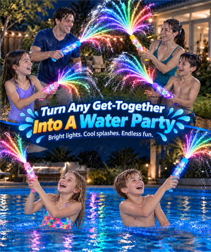 HomeCleanGoods™ PrismSplash Rainbow Firework LED Water Blaster