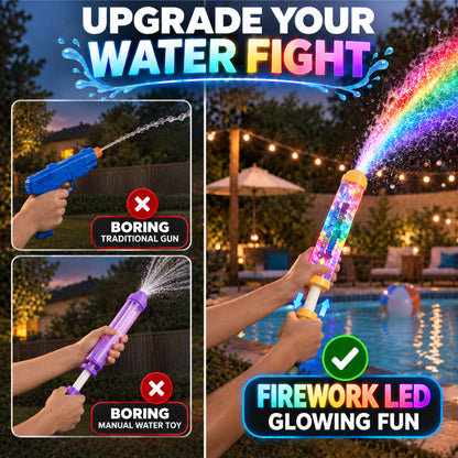 HomeCleanGoods™ PrismSplash Rainbow Firework LED Water Blaster
