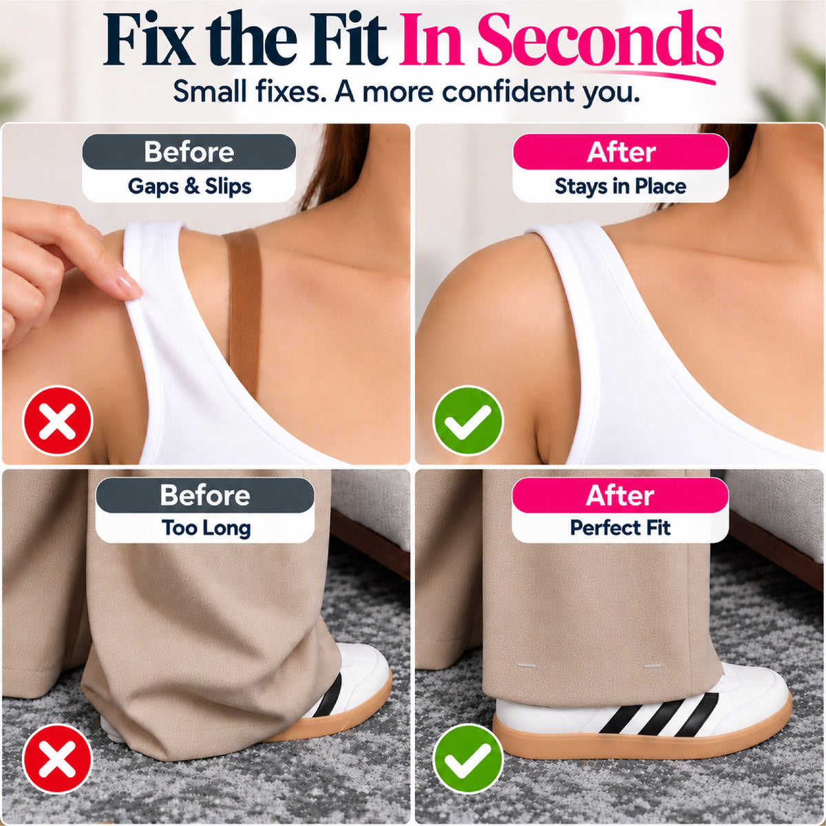 HomeCleanGoods™ QuickStitch Instant Micro-Fix Clothing Fixer