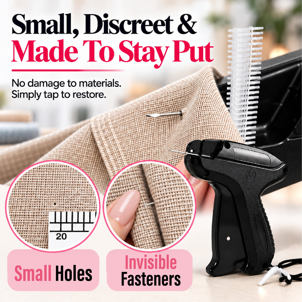 HomeCleanGoods™ QuickStitch Instant Micro-Fix Clothing Fixer