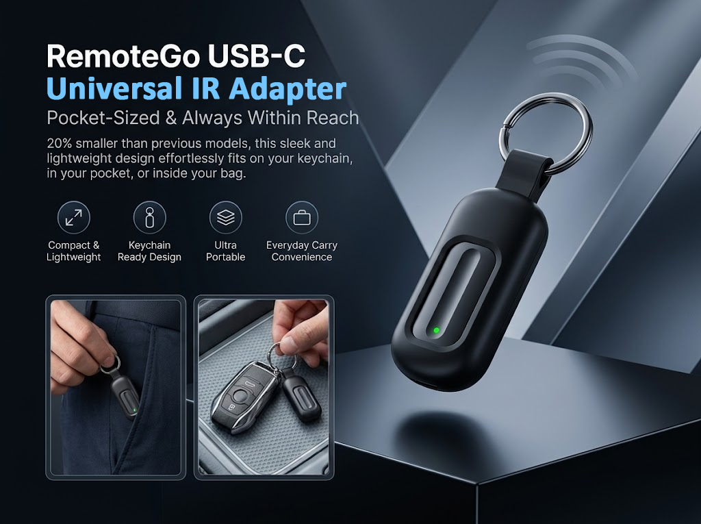 HiFiveGo™ RemoteGo USB-C Universal IR Adapter