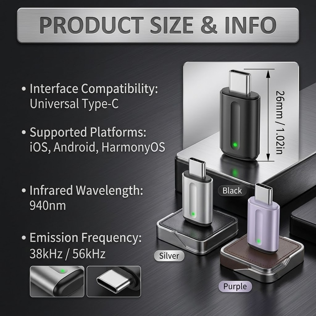 HiFiveGo™ RemoteGo USB-C Universal IR Adapter
