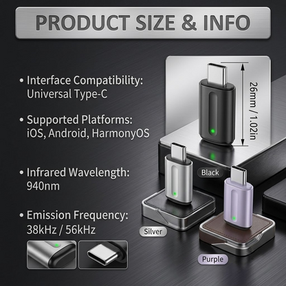 HiFiveGo™ RemoteGo USB-C Universal IR Adapter