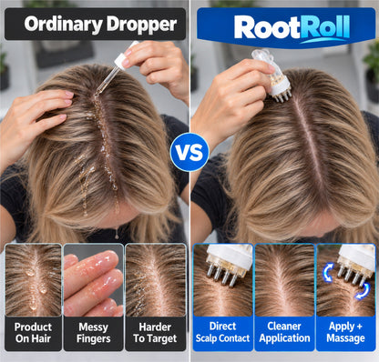 HomeCleanGoods™ RootRoll 6-Ball Precision Scalp Treatment Applicator