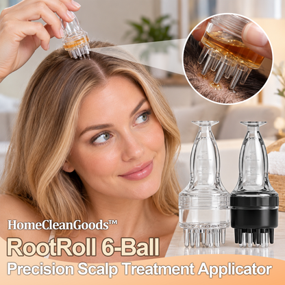 HomeCleanGoods™ RootRoll 6-Ball Precision Scalp Treatment Applicator