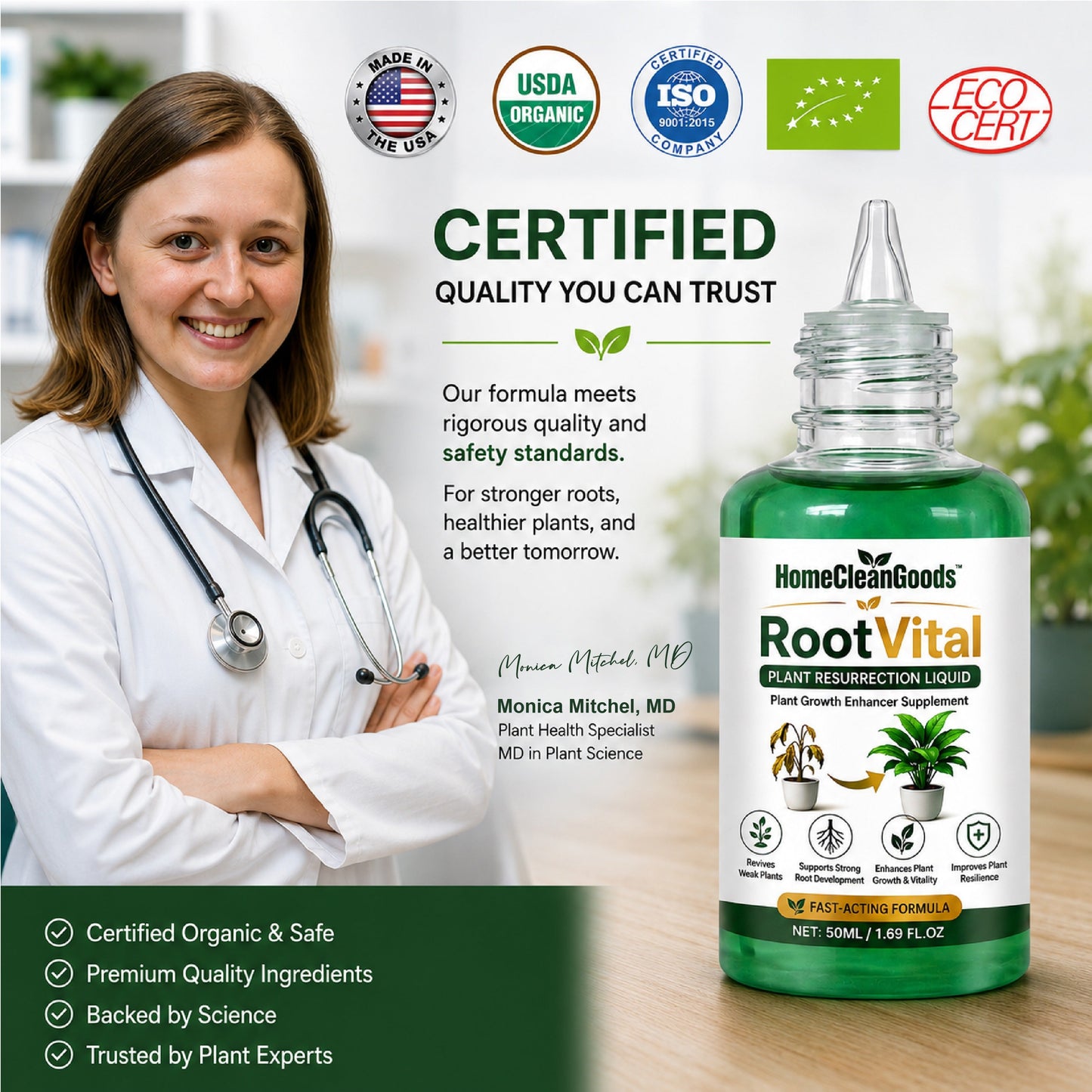 HomeCleanGoods™ RootVital Plant Resurrection Liquid
