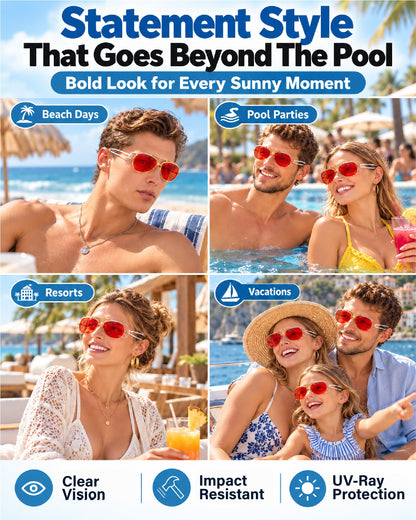 HomeCleanGoods™ SwimShade 2-in-1 Premium Sunglasses Goggles