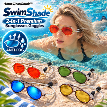HomeCleanGoods™ SwimShade 2-in-1 Premium Sunglasses Goggles