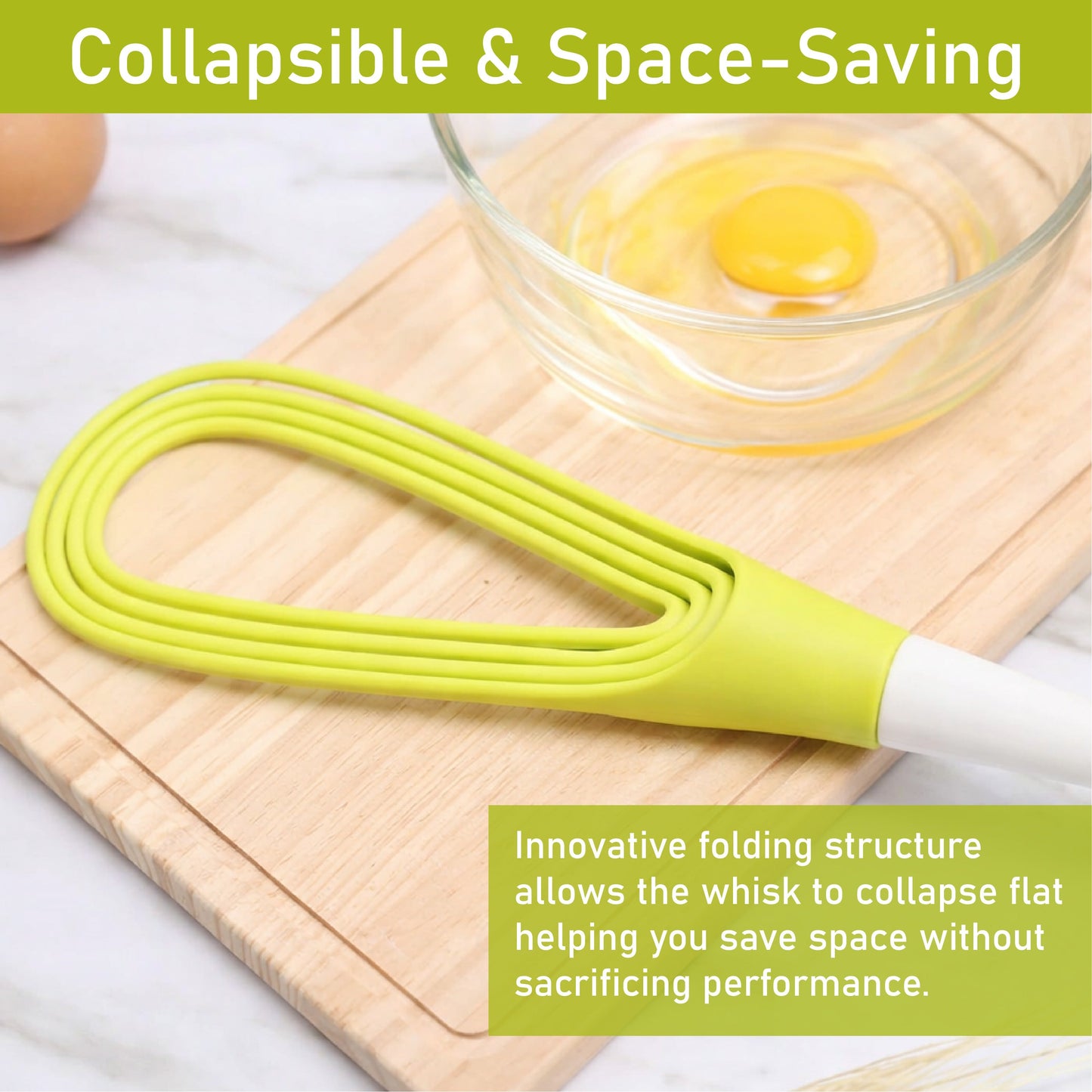HomeCleanGoods™ TwistWhisk Dual-Function Foldable Whisk