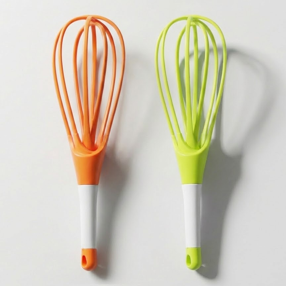 HomeCleanGoods™ TwistWhisk Dual-Function Foldable Whisk