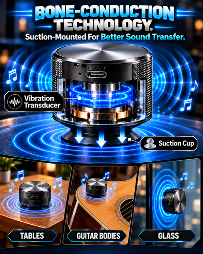 HomeCleanGoods™ VibeBeat Bone-Conduction Bluetooth Speaker