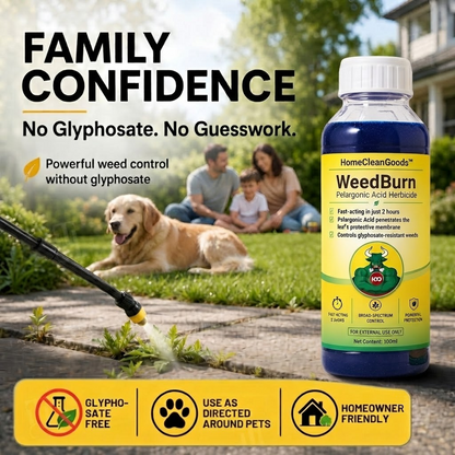 HomeCleanGoods™ WeedBurn Pelargonic Acid Herbicide