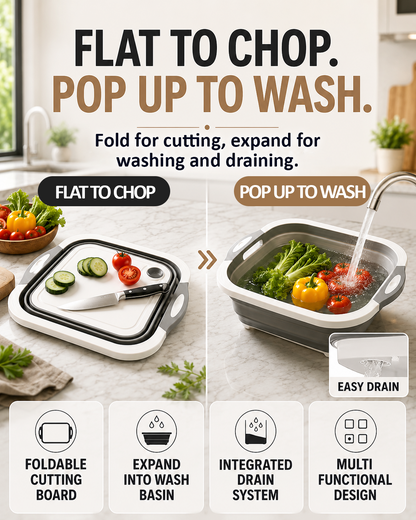 LivLifeGoods™ AllPrep Collapsible Kitchen Prep Station