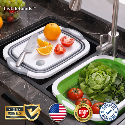 LivLifeGoods™ AllPrep Collapsible Kitchen Prep Station