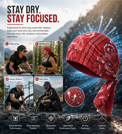 LivLifeGoods™ ChillFit Outdoor Cooling Head Wrap